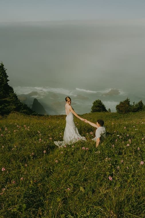 beautiful couple share moments during their nature couples photoshoot!