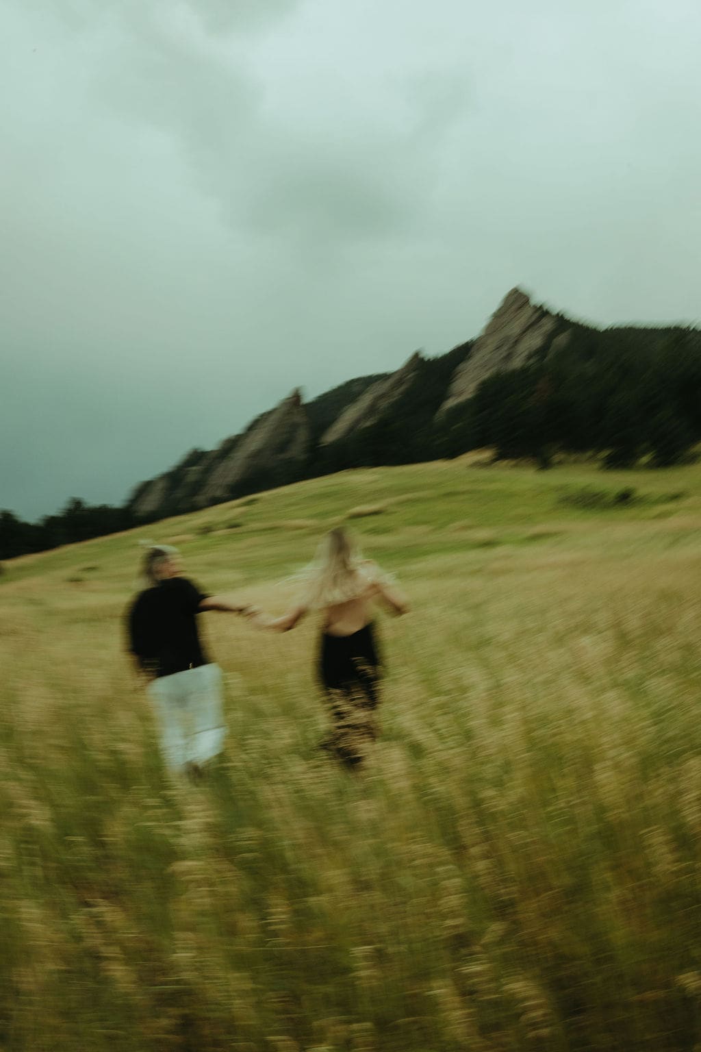 romantic engagement photos from Kennedi Brooke Photo during an outdoor engagement photo session