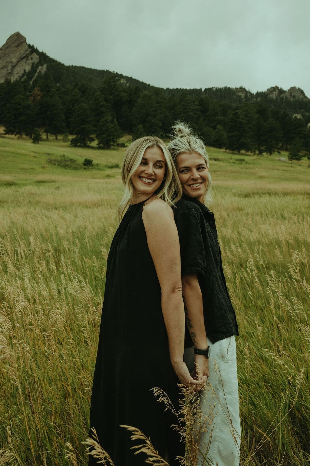 romantic engagement photos from Kennedi Brooke Photo during an outdoor engagement photo session