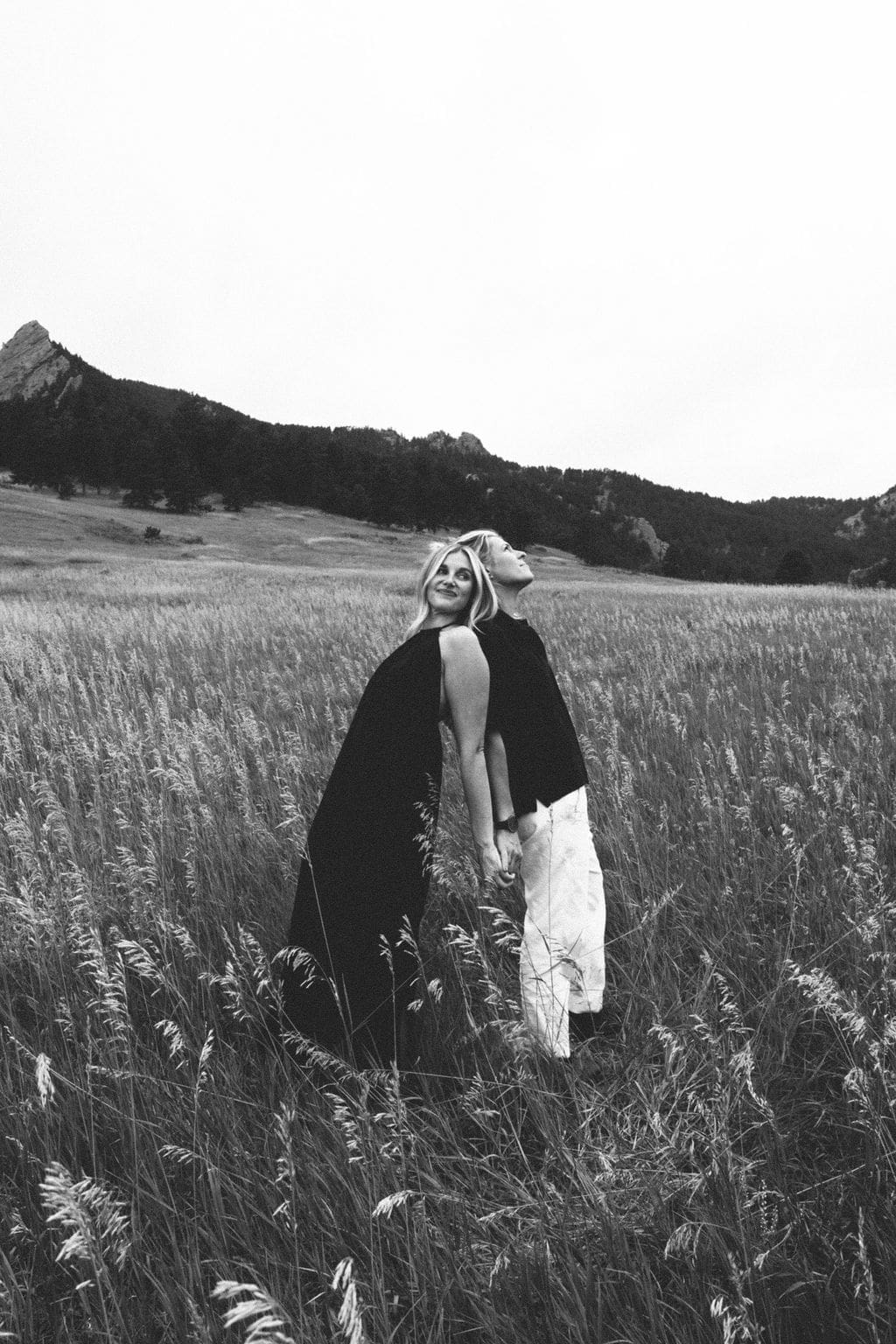 romantic engagement photos from Kennedi Brooke Photo during an outdoor engagement photo session
