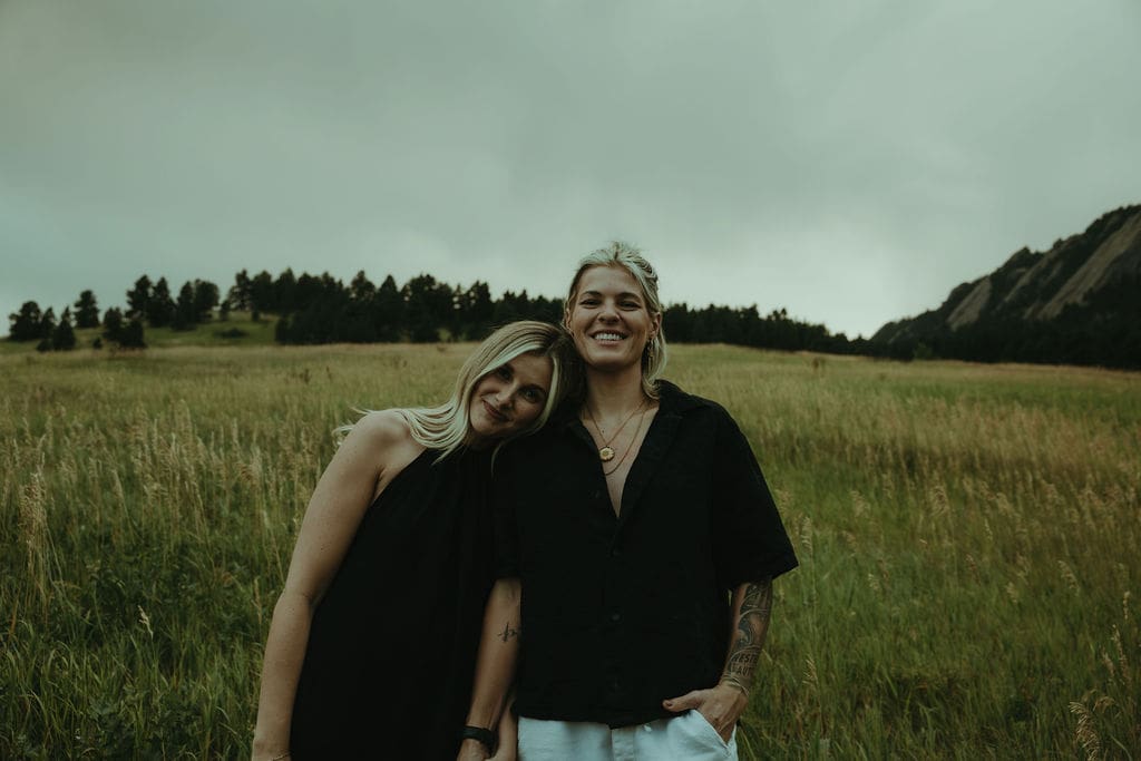 romantic engagement photos from Kennedi Brooke Photo during an outdoor engagement photo session